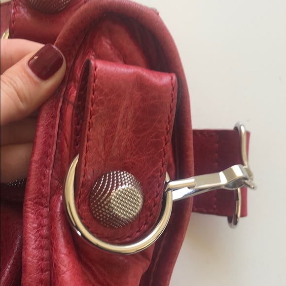 Red Balenciaga city bag in great condition - Picture 7 of 8